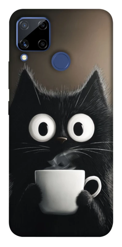 Чехол на Realme C15 morning cat фото 1 из 1