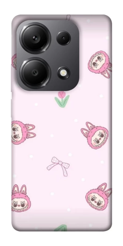 Чохол на Xiaomi Redmi Note 13 Pro 4G Labubu Flower фото 1 з 1