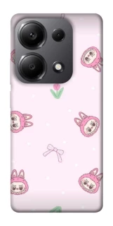 Чохол на Xiaomi Redmi Note 13 Pro 4G Labubu Flower фото 1 з 1