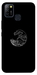 Чохол на Infinix Hot 10 Lite Black tsunami фото 1 Чохол на Infinix Hot 10 Lite Black tsunami фото 1 з 1