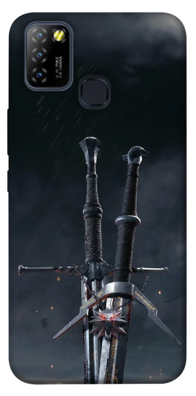 Чохол на Infinix Hot 10 Lite Мечі Ведьмака фото 1 з 1