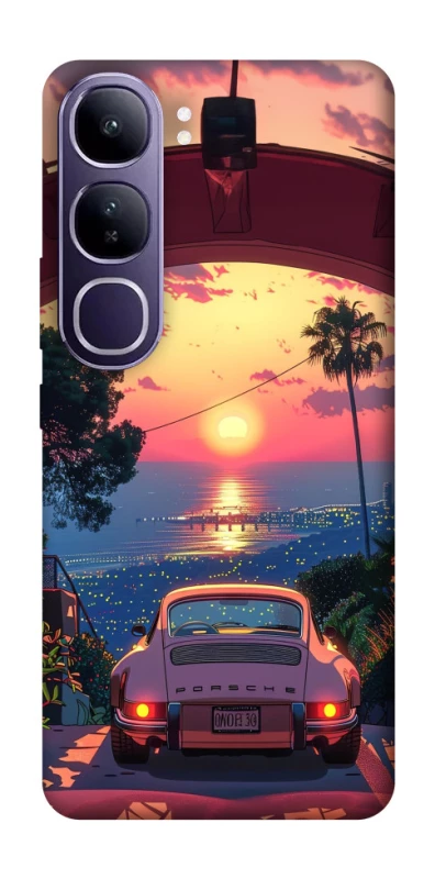 Чехол на Vivo Y300 Porsche at sunset фото 1 из 1