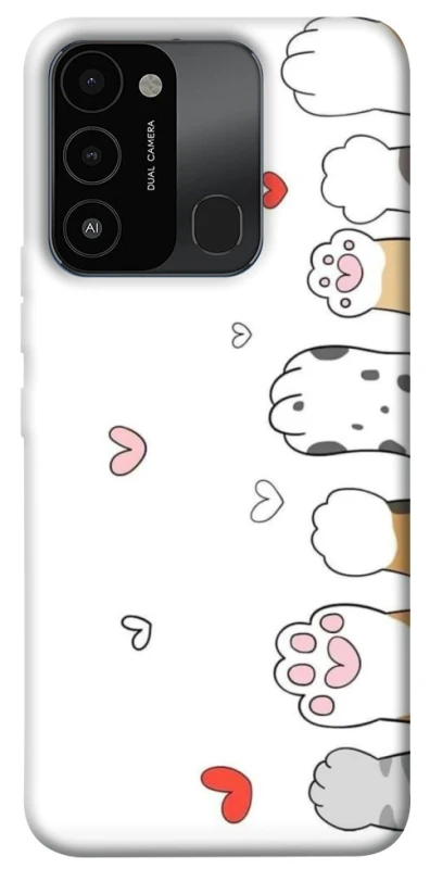 Чехол на TECNO Spark 8C Paws фото 1 из 1