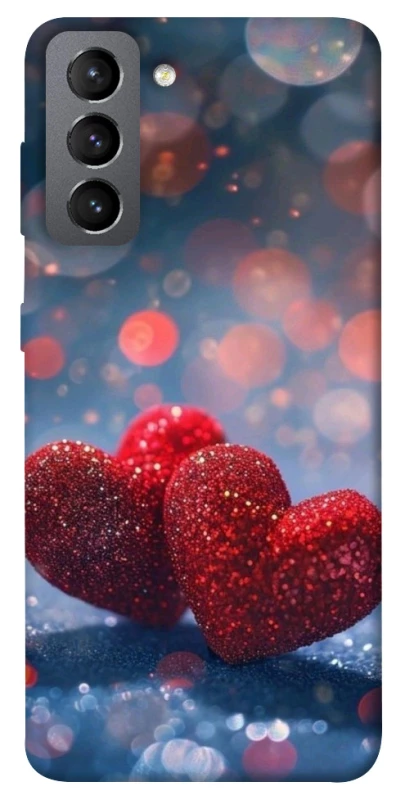 Чохол на Samsung Galaxy S21 FE Red hearts фото 1 з 1