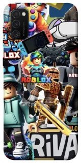 Чохол на Samsung Galaxy M21 Roblox collage ver.1 фото 1 з 1