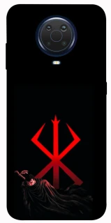Чехол на Nokia G20 / G10 / 6.3 Berserk Red Logo фото 1 из 1