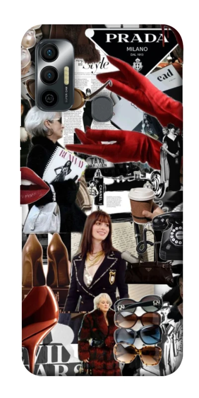 Чехол на TECNO Spark 7 Fashion collage ver.13 фото 1 из 1
