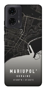 Чехол на Motorola Moto G04 Mariupol map фото 1 из 1