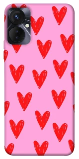 Чехол на TECNO Spark 9 Pro (KH7n) Red hearts 2 фото 1 из 1