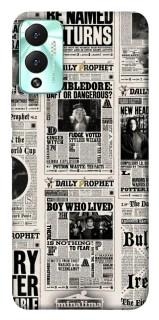 Чехол на Infinix Hot 12 Play Harry Potter newspaper фото 1 из 1