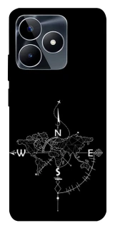 Чехол на Realme C53 Travel Map фото 1 из 1