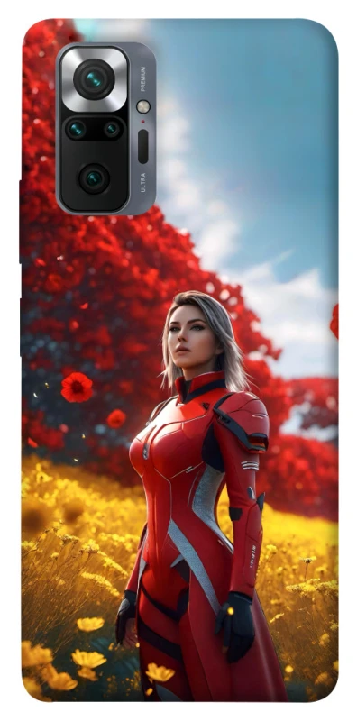 Чохол на Xiaomi Redmi Note 10 Pro Cyber space girl ver.5 фото 1 з 1