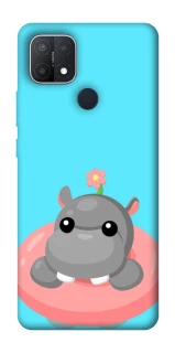 Чехол на Oppo A15s / A15 Adopt Me Hippo Floatie фото 1 из 1