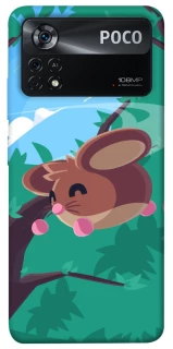 Чохол на Xiaomi Poco X4 Pro 5G Adopt Me Forest Mouse Jump фото 1 з 1