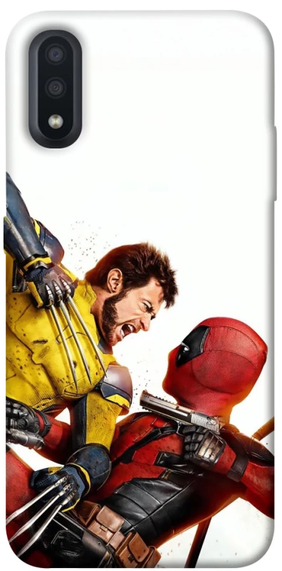 Чохол на Samsung Galaxy A01 Deadpool and Wolverine фото 1 з 1