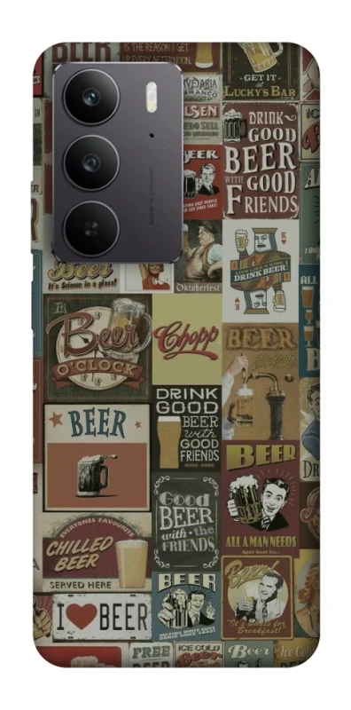 Чохол на Realme C75 Retro collage ver.1 фото 1 з 1