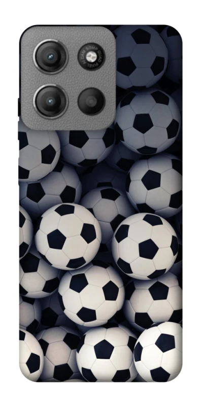 Чехол на Motorola Moto G15 Power Футбольные мячи фото 1 из 1