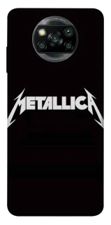 Чехол на Xiaomi Poco X3 NFC / Poco X3 Pro Metallica logo фото 1 Чехол на Xiaomi Poco X3 NFC / Poco X3 Pro Metallica logo фото 1 из 1
