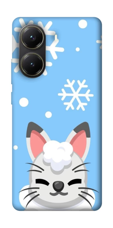 Чехол на Xiaomi Poco X6 Pro Adopt Me Snow Kitty Smile фото 1 из 1