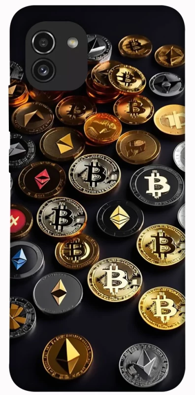 Чохол на Samsung Galaxy A03 Many coins фото 1 з 1