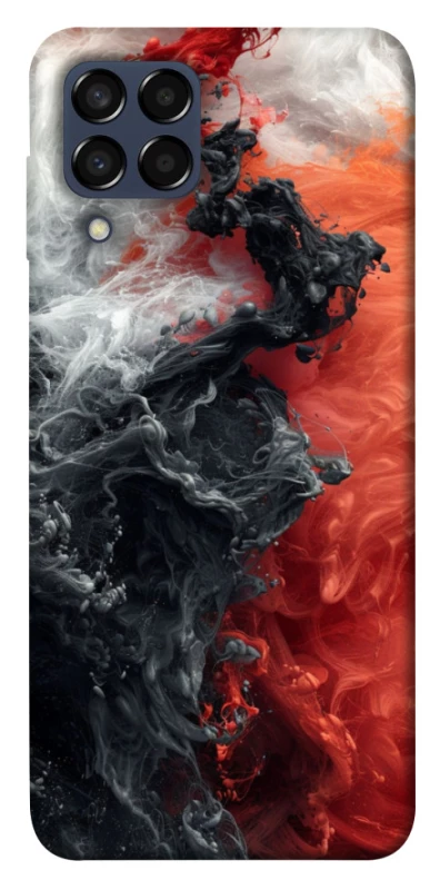 Чохол на Samsung Galaxy M33 5G Black and Red фото 1 з 1