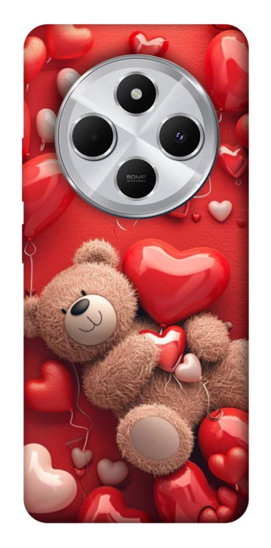 Чохол на Xiaomi Redmi 14C / Poco C75 bear in hearts фото 1 з 1