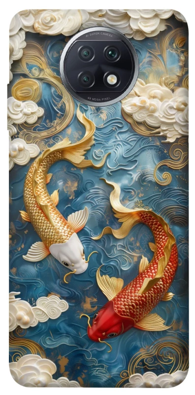 Чохол на Xiaomi Redmi Note 9 5G / Note 9T Koi carp фото 1 з 1