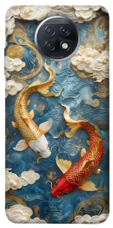 Чехол на Xiaomi Redmi Note 9 5G / Note 9T Koi carp фото 1 из 1