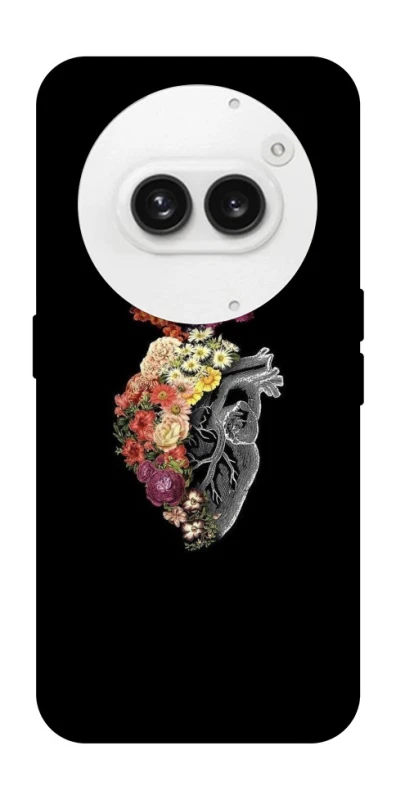 Чохол на Nothing Phone (2a) Heart with flowers фото 1 з 1