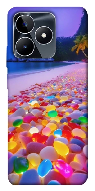 Чохол на Realme C53 Каміння світиться на березі фото 1 з 1