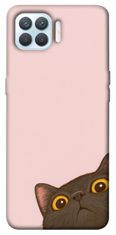 Чохол на Oppo F17 Pro Peeping cat фото 1 з 1