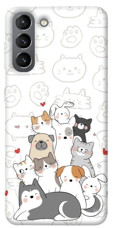 Чехол на Samsung Galaxy S21 Funny Pets фото 1 из 1