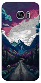 Чехол на Samsung G935F Galaxy S7 Edge Нарисованные горы фото 1 из 1