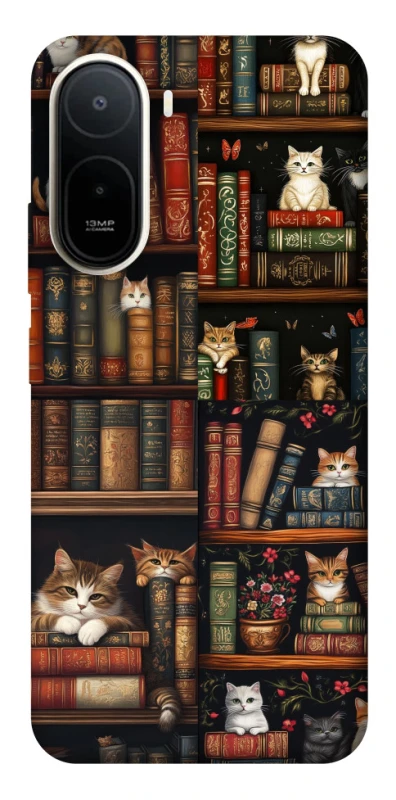 Чохол на Xiaomi Redmi A7 Pro 4G Cats & Books фото 2 з 2