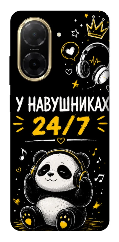 Чехол на Xiaomi Redmi A5 (Europe version) У навушниках 24/7 фото 1 из 1