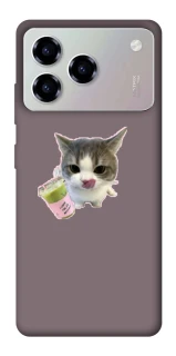 Чохол на ZTE Blade A76 cat matcha фото 1 з 1