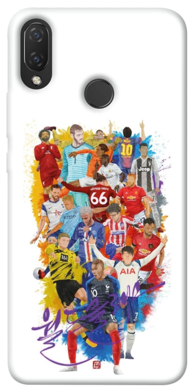 Чехол на Huawei P Smart+ (nova 3i) Football Abstract v2 фото 1 из 1