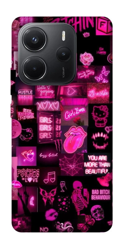 Чохол на Xiaomi Redmi Note 14 4G (Int. version) Hot collage ver.8 фото 1 з 1