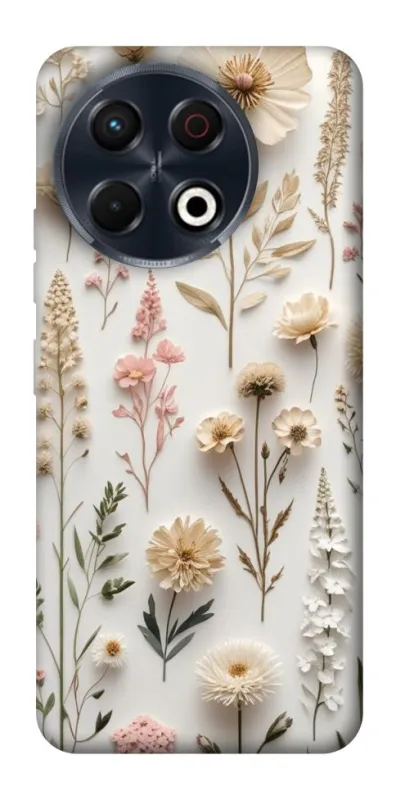 Чехол на TECNO Spark 30 Pro (KL7) Floral design ver.1 фото 1 из 1