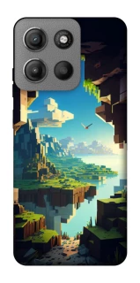 Чехол на Motorola Moto G15 Power Minecraft sunrise фото 1 из 1