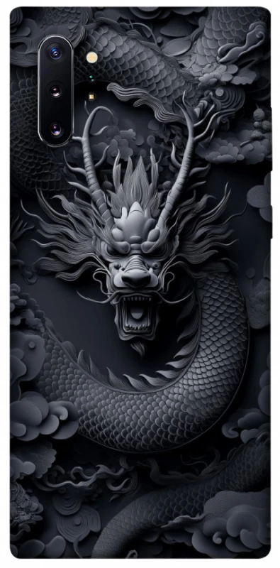 Чохол на Samsung Galaxy Note 10 Plus black dragon фото 1 з 1