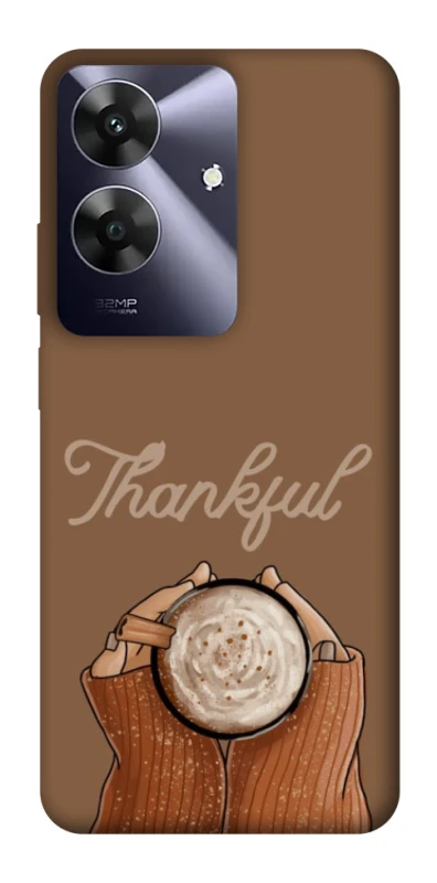 Чохол на Realme Note 60 Thankful coffee фото 1 з 1