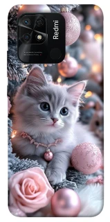 Чохол на Xiaomi Redmi 10C Christmas Kitty фото 1 з 1