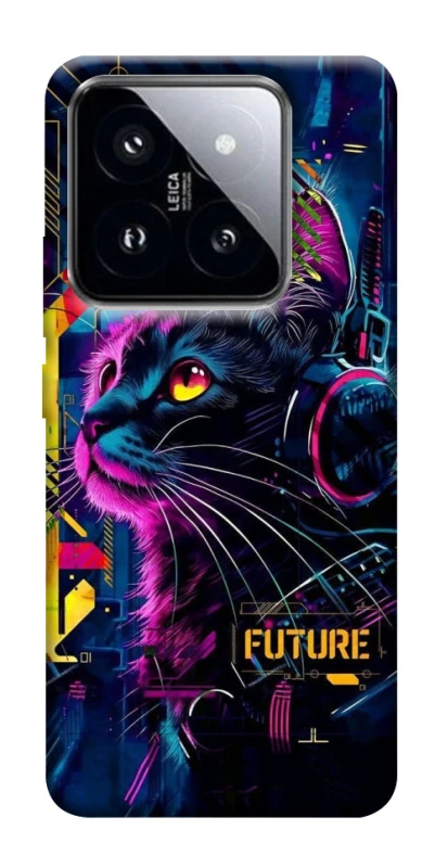 Чохол на Xiaomi 14 Pro Cyber Cat v2 фото 1 з 1