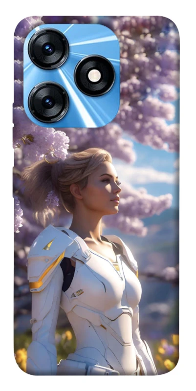 Чохол на TECNO Spark 10 Cyber space girl ver.1 фото 1 з 1