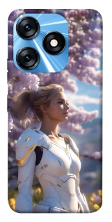Чехол на TECNO Spark 10 Cyber space girl ver.1 фото 1 из 1