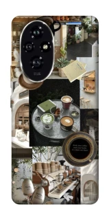 Чохол на Honor 200 Coffee collage ver.4 фото 1 з 1