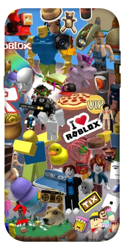 Чохол на Samsung A720 Galaxy A7 (2017) Roblox collage ver.5 фото 1 з 1