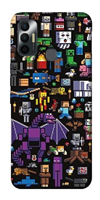 Чохол на TECNO Spark 7 Minecraft v5 фото 1 з 1