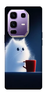 Чехол на Infinix Note 50 Pro+ Чехол кот с кофе фото 1 из 1